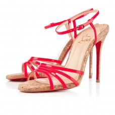 Christian Louboutin Belbride 100mm Sandals Rose Paris