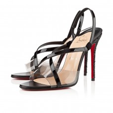 Christian Louboutin Coup De Bleu 100mm Sandals Black