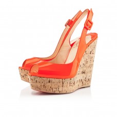 Christian Louboutin Une plume 140mm Wedges Flame