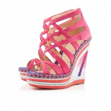 Christian Louboutin Tosca 140mm Wedges Rose Matador