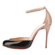 Christian Louboutin Tres Decollete 100mm Pumps Black/Nude