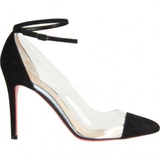 Christian Louboutin Bis Un Bout 100mm Pumps Black