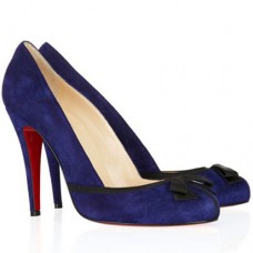 Christian Louboutin Lavalliere 100mm Pumps Blue Christian Louboutin Lavalliere 100mm Pumps Blue