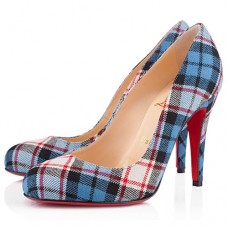 Christian Louboutin Ron Ron 100mm Pumps Blue