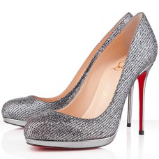 Christian Louboutin Filo 120mm Pumps Silver