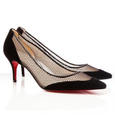 Christian Louboutin Mireille Mesh 80mm Pumps Black