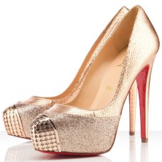 Christian Louboutin Maggie 140mm Pumps Gold Christian Louboutin Maggie 140mm Pumps Gold