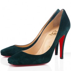 Christian Louboutin Particule 100mm Pumps Green