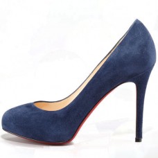 Christian Louboutin New Declic 120mm Pumps Navy
