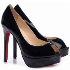 Christian Louboutin Altadama 140mm Peep Toe Pumps Black Christian Louboutin Altadama 140mm Peep Toe Pumps Black