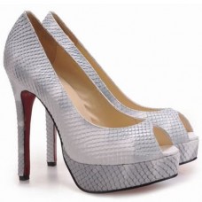 Christian Louboutin Altadama 140mm Peep Toe Pumps Python Christian Louboutin Altadama 140mm Peep Toe Pumps Python