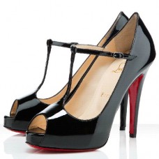 Christian Louboutin Burlina 120mm Peep Toe Pumps Black Christian Louboutin Burlina 120mm Peep Toe Pumps Black