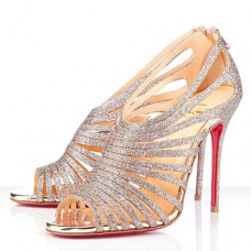 Christian Louboutin Multibrida 100mm Peep Toe Pumps Multicolor