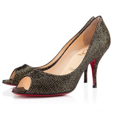 Christian Louboutin Yo Yo 80mm Peep Toe Pumps Black Christian Louboutin Yo Yo 80mm Peep Toe Pumps Black
