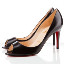 Christian Louboutin You You 80mm Peep Toe Pumps Black Christian Louboutin You You 80mm Peep Toe Pumps Black