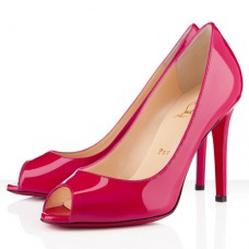 Christian Louboutin You You 100mm Peep Toe Pumps Rose Matador Christian Louboutin You You 100mm Peep Toe Pumps Rose Matador