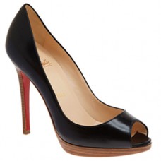 Christian Louboutin Yolanda 120mm Peep Toe Pumps Black