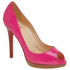 Christian Louboutin Yolanda 120mm Peep Toe Pumps Rose Matador
