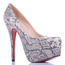 Christian Louboutin Daffodile Lace 160mm Platforms Grey