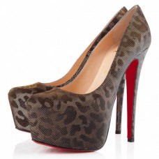 Christian Louboutin Daffodile 160mm Platforms Gold