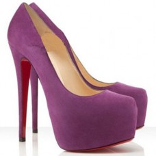 Christian Louboutin Daffodile 160mm Platforms Plum