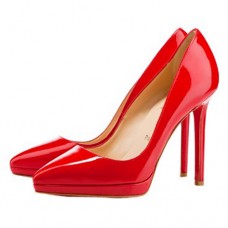 Christian Louboutin Pigalle Plato 120mm Pumps Red