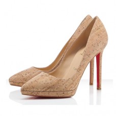 Christian Louboutin Pigalle Plato 120mm Pumps Natural Christian Louboutin Pigalle Plato 120mm Pumps Natural