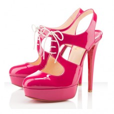 Christian Louboutin Lassaqi 140mm Pumps Rose Matador