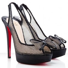 Christian Louboutin Exclu 140mm Slingbacks Black