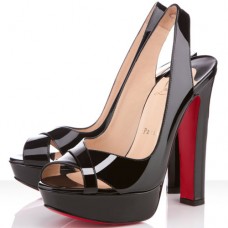Christian Louboutin Marple Town 140mm Slingbacks Black