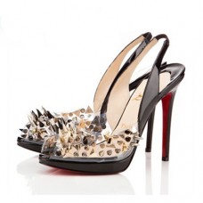Christian Louboutin Pik Pik Pik 120mm Slingbacks Black