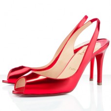 Christian Louboutin You You 80mm Slingbacks Red