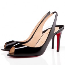 Christian Louboutin You You 80mm Slingbacks Black