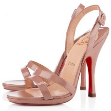 Christian Louboutin Fine Romance 120mm Slingbacks Nude