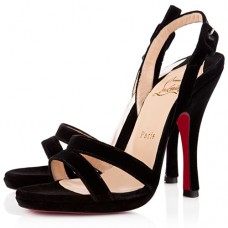 Christian Louboutin Fine Romance 120mm Slingbacks Black