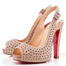 Christian Louboutin Aicha 120mm Slingbacks Nude