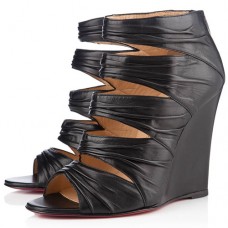 Christian Louboutin Developpa 100mm Wedges Black