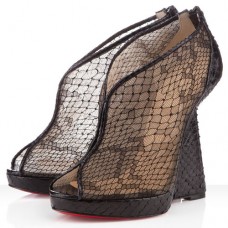 Christian Louboutin Janet 120mm Wedges Black