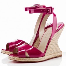 Christian Louboutin You Love 120mm Wedges Rose Matador