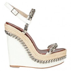 Christian Louboutin Macarena 120mm Wedges White