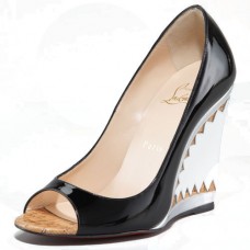 Christian Louboutin Miramar 100mm Wedges Black