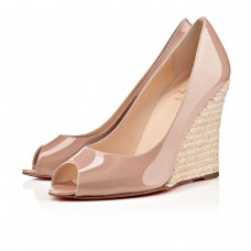 Christian Louboutin puglia 100mm Wedges Nude