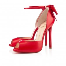 Christian Louboutin Dos Noeud 120mm Special Occasion Red Christian Louboutin Dos Noeud 120mm Special Occasion Red
