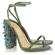 Christian Louboutin Au Palace 120mm Sandals Green