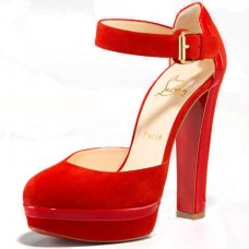 Christian Louboutin Ankle-Wrap 140mm Sandals Purple