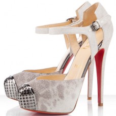 Christian Louboutin Boulima Exclusive D'orsay 120mm Sandals Stone