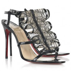 Christian Louboutin Fortitia 100mm Sandals Black Christian Louboutin Fortitia 100mm Sandals Black