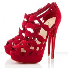 Christian Louboutin Larissa Plato 140mm Sandals Red