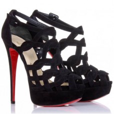 Christian Louboutin Larissa Plato 140mm Sandals Black