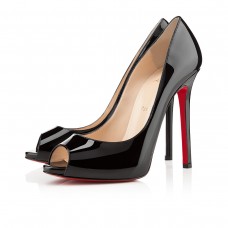 Christian Louboutin Flo 120mm Peep Toe Pumps Black
